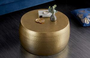 Moebel Living Zlatý konferenční stolek Marteau II. 60x60 cm