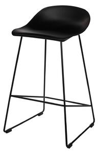 Barová židle Molly černá vysoká