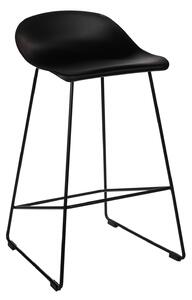Barová židle Molly černá vysoká