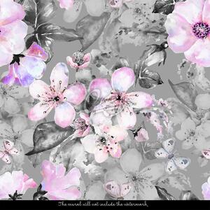 Fototapeta Jemná krása květin a motýlů Samolepící 250x250cm