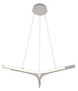LED Lustr na lanku ALTA LED/30W/230V stříbrná