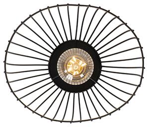 Designové stropní svítidlo černé 20 cm - Pua
