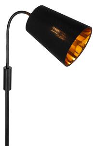 Moderní stojací lampa černá - Carmen