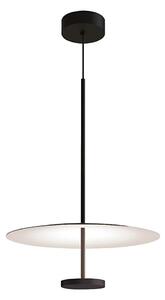 LED Lustr na lanku ROSS LED/13W/230V černá/bílá