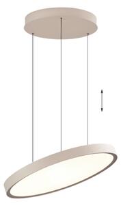LED Lustr na lanku DENVER LED/76W/230V béžová