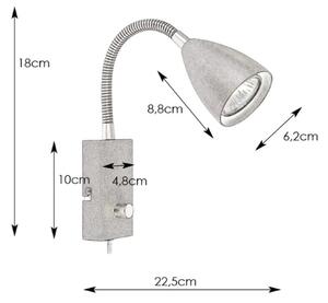 Markslöjd 107409 - Stmívatelné nástěnné svítidlo CIRO 1xGU10/7W/230V