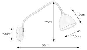 Markslöjd 106081 - Nástěnné svítidlo VALENCIA 1xGU10/6W/230V