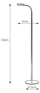 Markslöjd 106465 - LED Stojací lampa FLEX LED/5W/230V