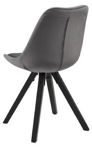 Židle Dima VIC tmavě šedá / černá