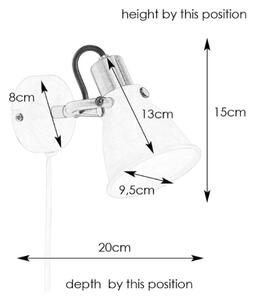 Markslöjd 107857 - Nástěnné bodové svítidlo ALTON 1xE14/40W/230V