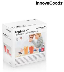 Silikonové skládací nádoby na popkorn Popbox - 2 ks - InnovaGoods