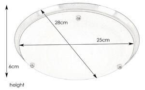 Markslöjd 102527 - Koupelnové stropní svítidlo ARE 1xE27/60W/230V IP44 chrom