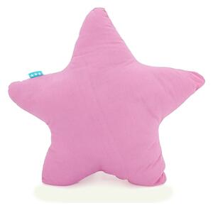 Růžový bavlněný polštářek Happy Friday Basic Estrella Pink, 50 x 50 cm