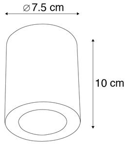 Moderní bodové světlo bílé 7,5 cm - Tuba