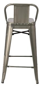 Barová židle Paris Back Short 66cm metalická