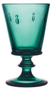 La Rochere - sklenka na noze se včelkou Abeille, smaragdová 240 ml
