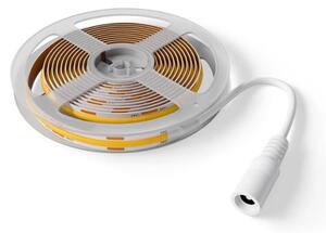 Set: LED pásek 24V COB 8W/m 489lm/m, teplá, 2m s dálkovým ovládáním a napájecím zdrojem