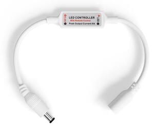 Set: LED pásek 24V COB 8W/m 489lm/m, teplá, 2m s dálkovým ovládáním a napájecím zdrojem