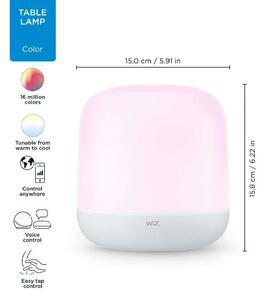 WiZ - Hero Portable Stolní Lampa RGB WhiteWiZ - Lampemesteren