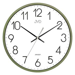 JVD Zelené tiché netikající hodiny JVD HX8016.3