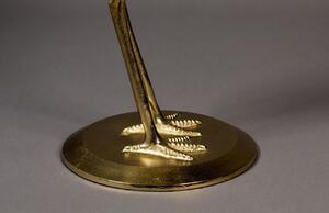Zlatý kulatý odkládací stolek DUTCHBONE Crane 40 cm