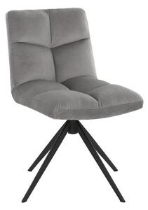Home Deluxe Jídelní židle Noda, 2 kusy (Sametová světle šedá) (100397580001)
