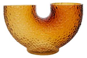 AYTM - Arura Low Sklo Vase Amber - Lampemesteren