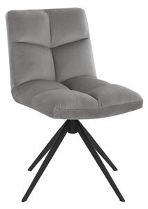 Home Deluxe Jídelní židle Noda, 2 kusy (Sametová světle šedá) (100397580001)