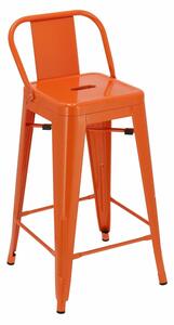 Barová židle Paris Back Short 66cm oranžová