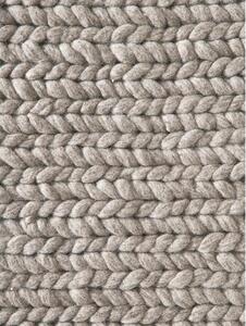 Vlněný koberec s pletenou strukturou Bruna