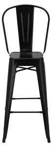 Barová židle Paris Back 75cm černá