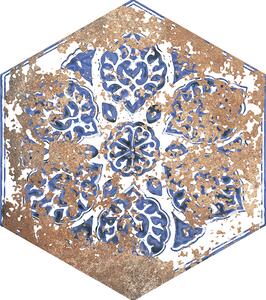 Elios Ceramica Obklad - Dlažba Terre Etrusche Decoro Esagonetta 25x22
