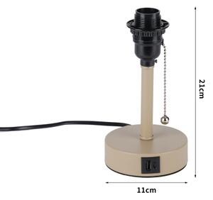 Brilagi - Stolní lampa s USB portem TABLON 1xE27/25W/230V béžová