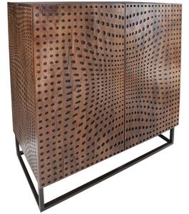 Moebel Living Masivní mangová komoda Lincoln 100 x 45 cm
