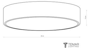 Brilagi - Stropní svítidlo CLARE 4xE27/40W/230V pr. 50 cm růžová