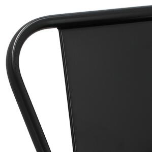 Barová židle Paris Back short 75cm černá