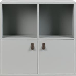 Hoorns Cementově šedá dřevěná skříň Inara L 81 x 35 cm