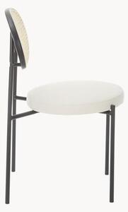 Čalouněná židle s vídeňskou pleteninou Remy, 2 ks