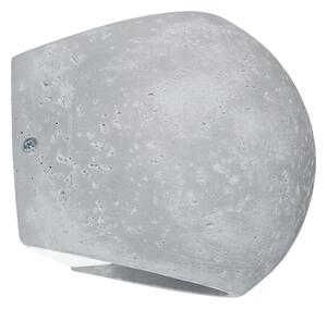 Nástěnné svítidlo Globe, 1x betonové stínidlo