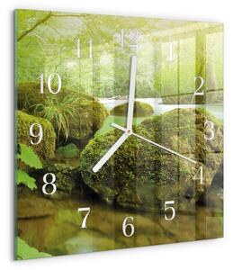 Skleněné hodiny Příroda zskb-30x30-00084240