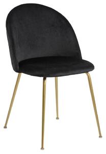 Židle Louise Black /Gold