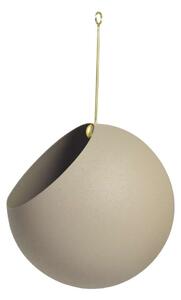 AYTM - Globe Hanging Flowerpot Ø17 Taupe - Lampemesteren