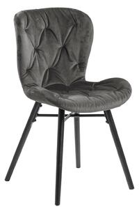 Židle Batilda VIC tmavě šedá/černá