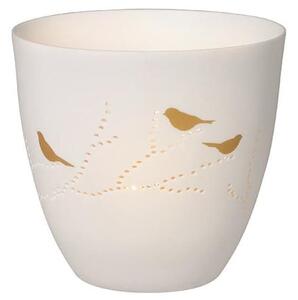 Porcelánový svícen Gold Birds Large