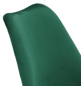 Židle Norden Star Square Velvet zelená