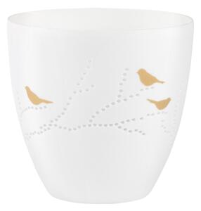 Porcelánový svícen Gold Birds Large