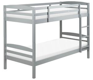 Patrová postel 90 cm Reggeton (šedá) (s roštem). 1075540