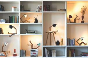 Piffany Copenhagen - Mr. Wattson Mini Stolní Lampa USB Ash/Lava Grey - Lampemesteren