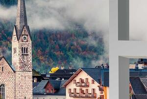 Malvis Obraz rakouská vesnička Velikost: 100x80 cm