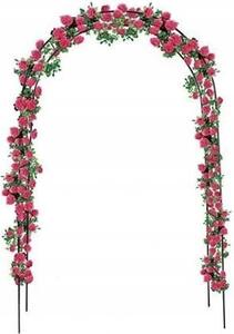 Oblouková zahradní pergola pro pnoucí růže 240 cm